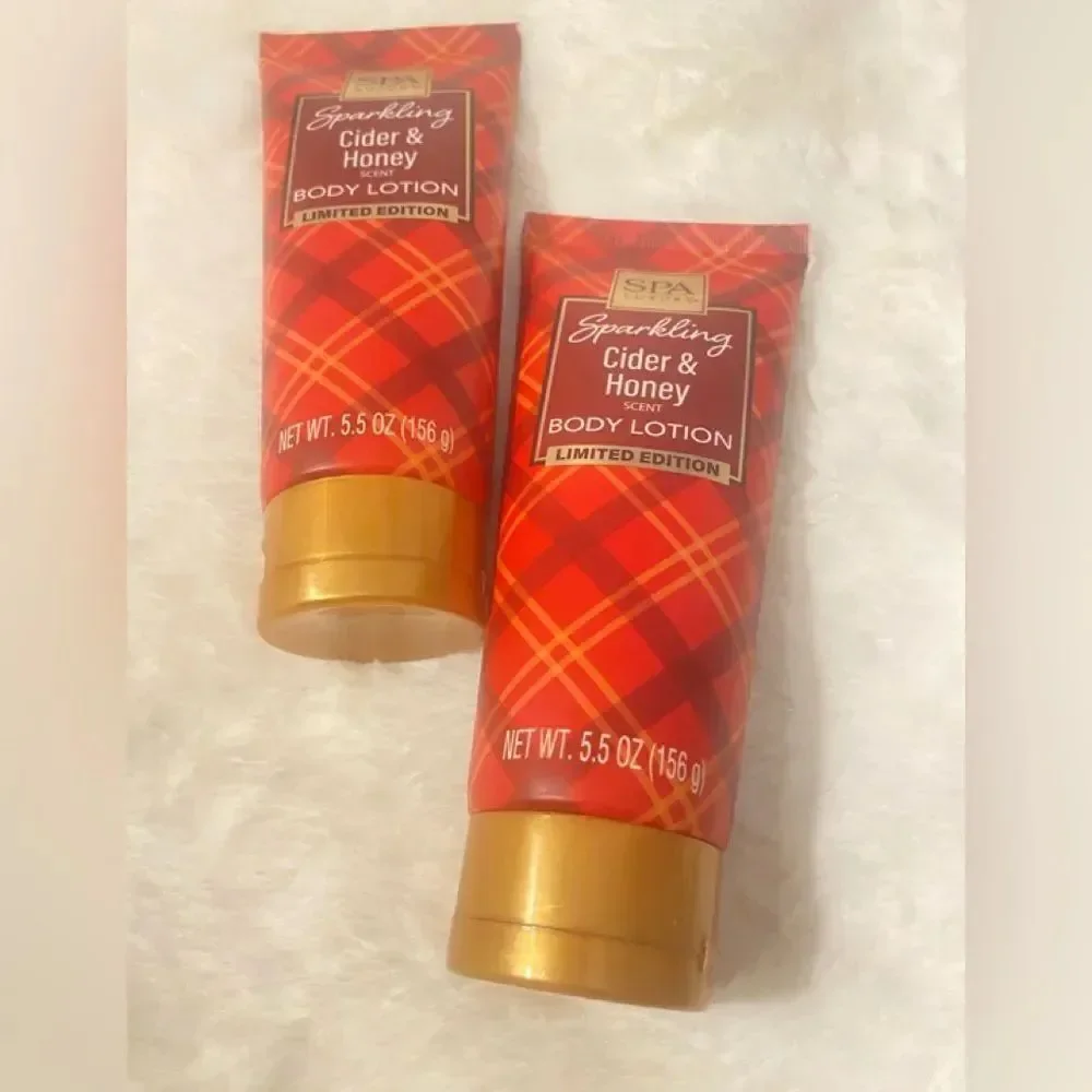 🛍️ (Lot 2) SPARKLING CIDER & HONEY HAND & BODY LOTION 5.5 Oz Each🔥